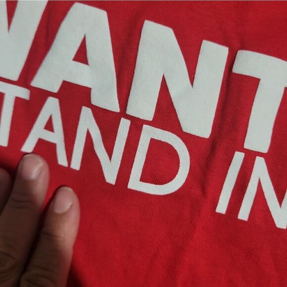 Want me? Stand in line t shirt - Picture 4 of 6
